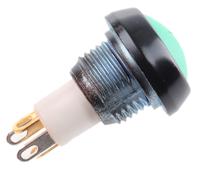 59-413r ITW Switches 59 Series Illuminated Miniature Push Button Switch, Momentary, Panel Mount, 13.65mm Cutout, SPST, Red LED,