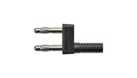 kurz-8454-11-4-ig-mb-ni-sw Schutzinger Black, Male Banana adapter and Nickel Plated