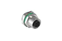 pxmbni12rpf05lflm16001 Bulgin Circular Connector, 5 Contacts, Panel, M12 Connector, Socket, Female, IP67, Buccaneer M12 Series