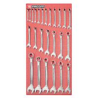 440p25m Facom 25-Piece Combination Spanner Set, 6 → 34 mm