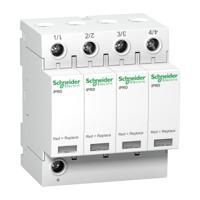 a9l20421 Schneider Electric Single Phase Surge Arrester, 20kA, 460V (Volts), Clip-On Mount