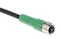 1682168 Phoenix Contact Male 4 way M8 to Female 4 way M8 Sensor Actuator Cable, 1.5 m