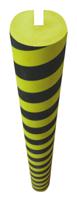 840-0603 RS PRO Black, Yellow Impact Protector 1000mm x 150mm