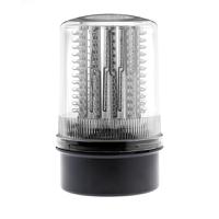 led201-02-05 Moflash LED201 Series White Multiple Effect Beacon, 24 V, Box Mount, Surface Mount, LED Bulb, IP65