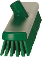 70622 Vikan Broom, Green With Polyester, Polypropylene, Stainless Steel Bristles for Multipurpose Cleaning