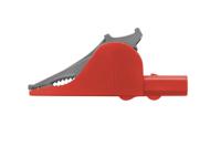 sak-6675-ni-rt Schutzinger Crocodile Clip 4 mm Connection, Nickel-Plated Steel Contact, 36A, Red