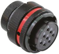 8sta61608sn Souriau Sunbank by Eaton Circular Connector, 8 Contacts, Cable, Standard Connector, Plug, Female, IP67, 8STA Series