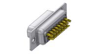 dts15sz2 Deltron Connectors DTS 15 Way Horizontal D-sub Connector Socket