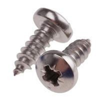 522-1498 RS PRO Plain Stainless Steel Pan Head Self Tapping Screw, N°10 x 1/2in Long 13mm Long
