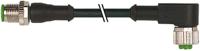 7000-40121-6340060 Murrelektronik Limited Male 4 way M12 to Female 4 way M12 Sensor Actuator Cable, 0.6 m