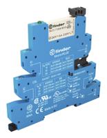393102400060 Finder 39 Series Interface Relay Module, DIN Rail Mount, 240V ac/dc Coil, SPDT, 1-Pole, 6/10A Load