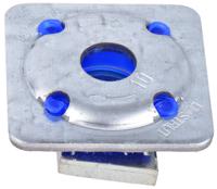 15807t Unistrut Channel Nut, M10 x 41mm, Nut Base Dimensions 40 x 40mm, Zinc Plated Steel, 0.058g