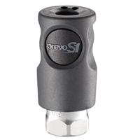 csi-061101cp PREVOST Composite Body Female Safety Quick Connect Coupling, G 1/4 Female Threaded