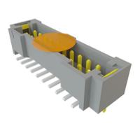 t2m-110-01-l-d-sm-wt-k-tr Samtec T2M Series Right Angle Through Hole, Surface PCB Header, 20 Contact(s), 2 mm Pitch, 2 Row, Shrouded