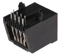 mhrjj88nfra MH Connectors MH Modular Series Female RJ45 Connector, UTP Shield Right Angle 8P8C -Way