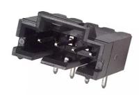 5-103634-3 TE Connectivity AMPMODU MTE Series Right Angle Board PCB Header, 4 Contact(s), 2.54 mm Pitch, 1 Row, Shrouded