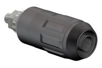 669684-21 Staubli Black Female Banana Socket, 4 mm Connector, Bolt Termination, 20A, 1000V, Nickel Plating