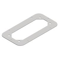 nsytlefl Schneider Electric PanelSeT Accessoires Series RAL 7035 Gland Plate, 5mm H, 445mm W, 445mm L for Use with Spacial CRNG,