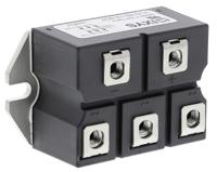 vuo62-12no7 IXYS Bridge Rectifier Module, 63A, 1200V, 3-phase, 5-Pin