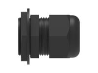 1sng626093r0000 Entrelec 1SNG Series Black PA 6 Cable Gland, M32 Thread, 15mm min., 21mm max., IP66, IP68