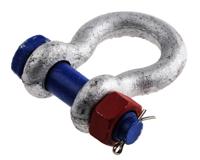 312-3358 RS PRO Bow Shackle, Zinc Plated Steel, 2t