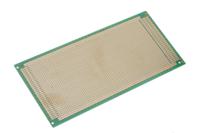 110-2494 RS PRO Double Sided Matrix Board FR4 1.02mm Holes, 2.54 x 2.54mm Pitch, 220 x 100mm