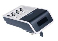 1001-0094-44-520 Ansmann  Battery Charger For NiMH 9V, AA, AAA 4 Cell with UK plug