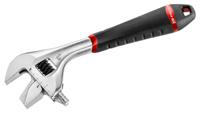 1018gr Facom Adjustable Spanner, 201 mm Overall, 33mm Jaw Capacity, Bi-Material Handle