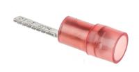 267-4467 RS PRO Insulated Crimp Blade Terminal 10mm Blade Length, 0.5mm² to 1.5mm², 22AWG to 16AWG, Red