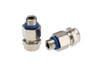 52001877 Lapp SKINDICHT Series Nickel Nickel Plated Brass Cable Gland, M6 Thread, 2mm min., 3mm max., IP66, IP68