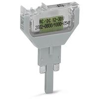 2002-8001000-836 WAGO TOPJOB S Series Component Plug for Use with DIN Rail Terminal Block, 3mA