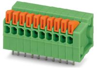 1700198 Phoenix Contact FFKDSA1/H-2.54- 5 Series PCB Terminal Block, 5-Contact, 2.54mm Pitch, Through Hole Mount, Spring Cage