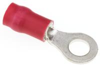 fvdws125-4lf JST, R Insulated Ring Terminal, 4mm Stud Size, 0.25mm² to 1.65mm² Wire Size, Red