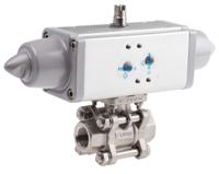 vzba-12-gg-63-t-22-f0304-v4v4t-ps15-r-90-4-c Festo Ball type Pneumatic Actuated Valve, BSPT 1/2in, 5.6 bar
