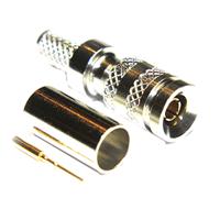 52-005-b6-fb COAX Connectors, Plug Cable Mount 1.0/2.3 Connector, 75Ω, Crimp Termination, Straight Body