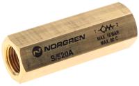 s520 Norgren S/520 Non Return Valve G 1/8 Female Inlet, G 1/8 Female Outlet, 0.3 to 16bar