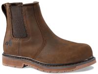 rf951-08 Rockfall RF951 Women's Brown Fibreglass Toe Capped Safety Shoes, UK 8, EU 42