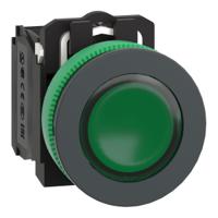 xb5fw33b5 Schneider Electric Harmony Series Illuminated Push Button, Panel Mount, 30mm Cutout, SPDT