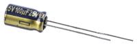 eeufc1e101s Panasonic 100μF Aluminium Electrolytic Capacitor 25V dc, Radial, Through Hole - EEUFC1E101S