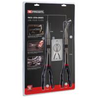 1852lpb Facom 185.2LPB 2-Piece Plier Set, Slim Tip, 340 mm Overall