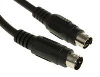 742-4289 RS PRO Male 4 Pin mini-DIN to Male 4 Pin mini-DIN Black DIN Cable 5m