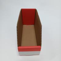 228-1100 RS PRO Cardboard Storage Bin, 200mm x 75mm x 100mm, Red