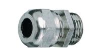50612m-r Jacobs PERFECT Series Silver Nickel Plated Brass Cable Gland, M12 Thread, 2mm min., 5mm max., IP69K