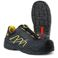 1558-46 Jalas 1558 Unisex Black, Grey, Yellow Aluminium Toe Capped Safety Shoes, UK 11, EU 46