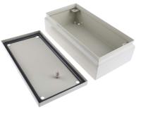 122-119 RS PRO Grey Steel Junction Box, IP66, 300 x 150 x 80mm