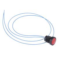 49-59112 ITW Switches 49-59 Series Push Button Switch, Momentary, Panel Mount, 16mm Cutout, SPST, Clear LED, 250V ac, IP67