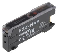 e3x-na8 Omron Fibre Amplifier, PNP Output, 840 mW, IP50, 12 → 24 V dc