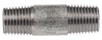 257-7978 RS PRO Galvanised Malleable Iron Fitting Barrel Nipple, Male BSPT 1/4in to Male BSPT 1/4in
