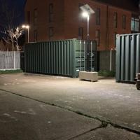 ss3000 TradeTuff Eco Solar, Solar Powered Solar Powered LED Floodlight, 30 LED, 80 W, 3000 lm, IP65 Microwave, 12.8 V