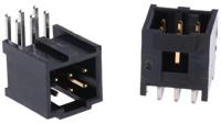90130-3206 Molex C-Grid III Series Right Angle Through Hole PCB Header, 6 Contact(s), 2.54 mm Pitch, 2 Row, Shrouded